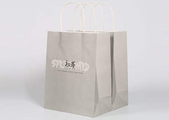 Matt ha stampato le borse robuste dell'imballaggio del regalo di logo su ordinazione riciclabili con il logo su misura