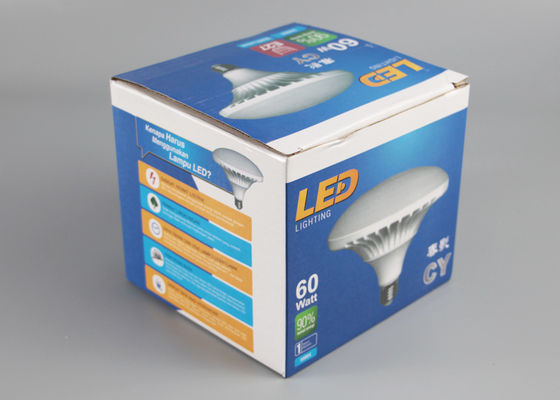 Punto d'imballaggio piegante rettangolare riciclato dei contenitori di carta UV per l'imballaggio delle luci del LED