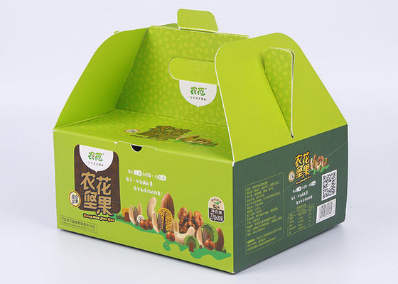 Porti via la laminazione lucida d'imballaggio dei contenitori di Libro Verde e la piega molle per l'imballaggio per alimenti