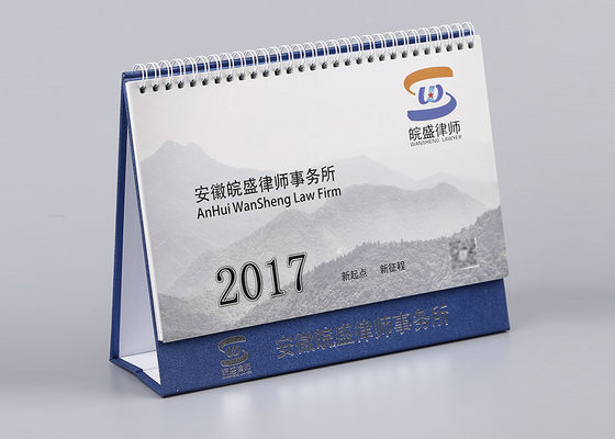 Mese compatto di affari per osservare il materiale del bordo di avorio del calendario da scrivania per il regalo del nuovo anno