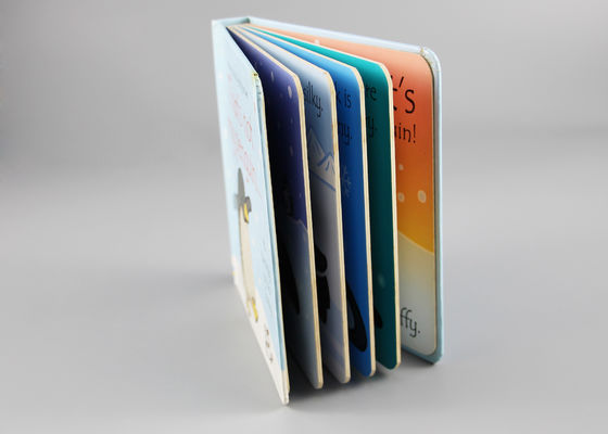 Libri del bordo personali copertina dura, bordo grigio del bambino del libro multicolore del bordo