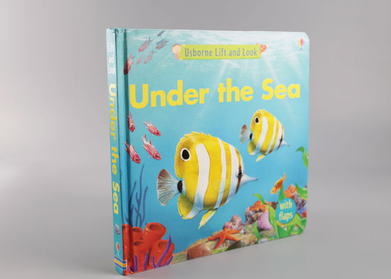 Libri per bambini opachi svegli della copertina dura che stampano con il punto UV e la verniciatura dell'olio