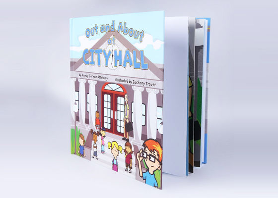 Libri per bambini lucidi della libro con copertina rigida della rilegatura perfetta per istruzione dei bambini