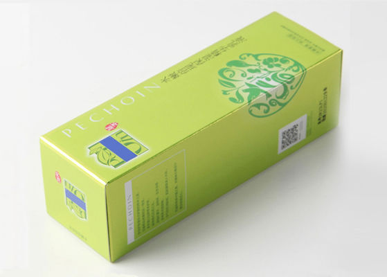 Carta patinata d'imballaggio stampata vernice opaca su ordinazione dei contenitori di olio per i prodotti cosmetici