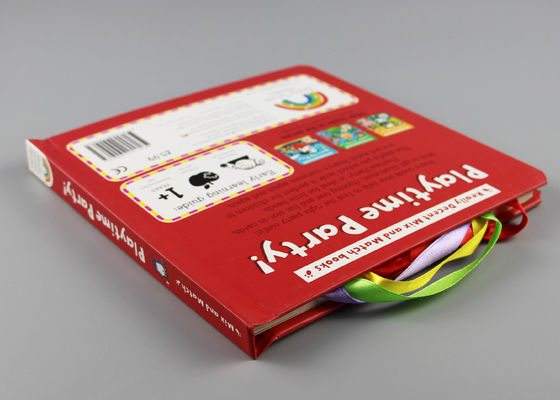 libri per bambini multilingue della copertina dura di 250gsm 2mm con le lettere variopinte