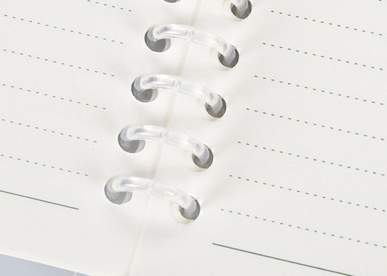 Materiale di plastica della carta offset del taccuino della copertina rigida del ribattino e logo personale