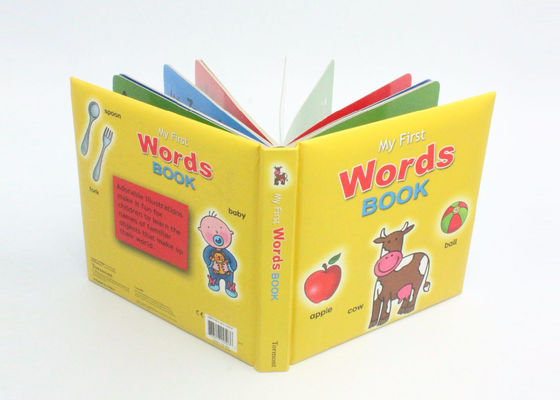 Libri per bambini opachi del cartone della carta patinata con la rilegatura perfetta e la stagnola d'argento