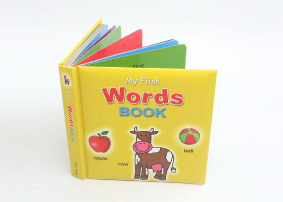Libri per bambini opachi del cartone della carta patinata con la rilegatura perfetta e la stagnola d'argento