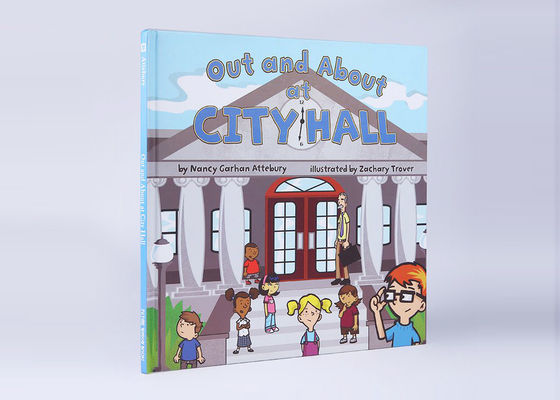 Libri per bambini lucidi della libro con copertina rigida della rilegatura perfetta per istruzione dei bambini